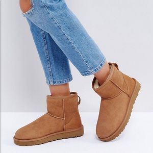 UGGS mini bailey boots Chestnut
